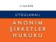 Uygulamalı Anonim Şirketler Hukuku