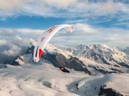 Speedriding Through An Alpine Resort