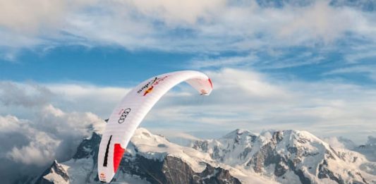 Speedriding Through An Alpine Resort