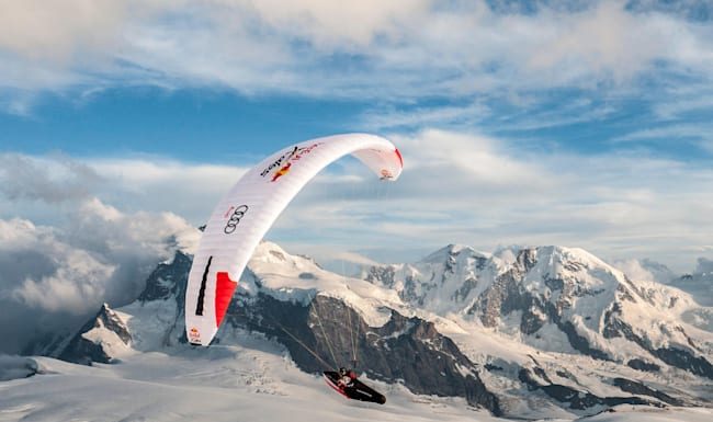 Speedriding Through An Alpine Resort