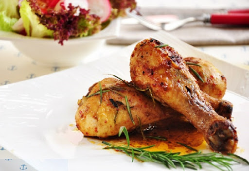 Zerdeçal Soslu Körüli Tavuk